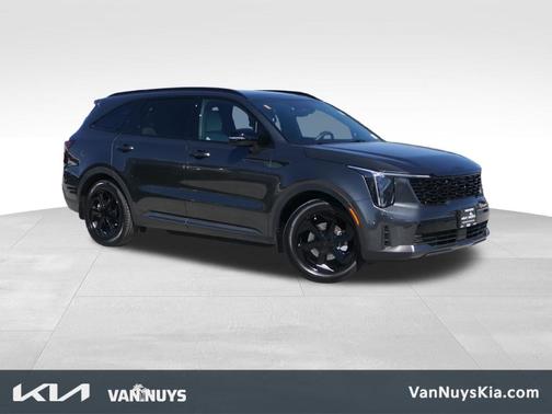 Gray 2026 Kia Sorento Hybrid X-LINE SX PRESTIGE