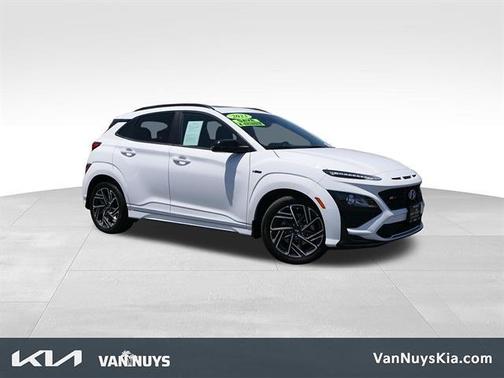 Lunar White 2023 Hyundai KONA N Line