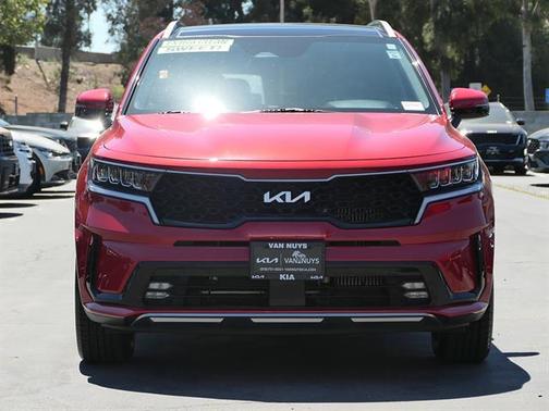 Runway Red 2023 Kia Sorento Hybrid EX