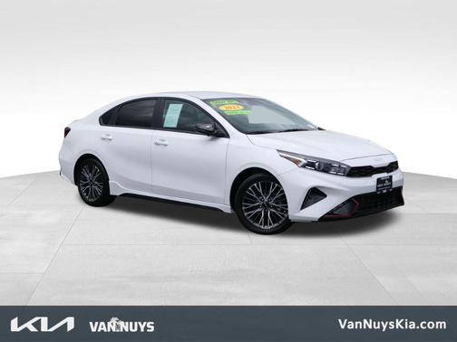 Snow White Pearl 2023 Kia Forte GT-Line
