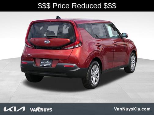 Orange 2021 Kia Soul LX