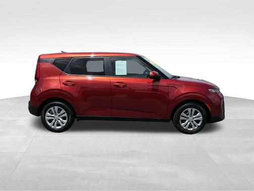 Orange 2021 Kia Soul LX