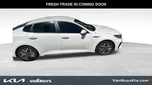Snow White Pearl 2020 Kia Optima Hybrid EX