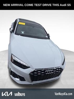 Glacier White Metallic 2024 Audi S5 3.0T Premium