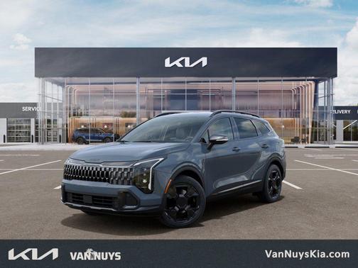 Blue 2026 Kia Sportage Hybrid X-Line