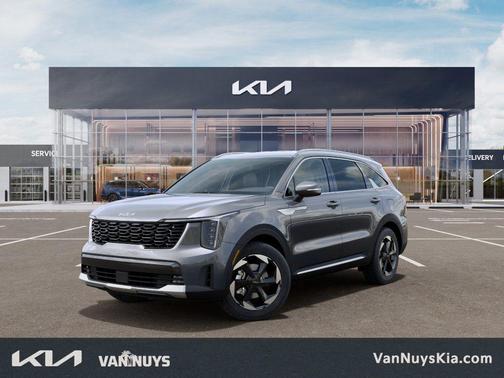 Steel Gray 2026 Kia Sorento Hybrid EX