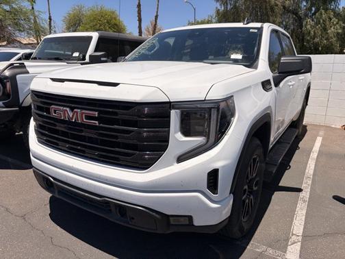 Summit White 2024 GMC Sierra 1500 Elevation