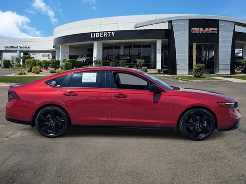 Radiant Red Metallic 2024 Honda Accord Hybrid Sport-L
