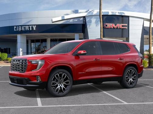 Volcanic Red Tintcoat 2026 GMC Acadia Denali