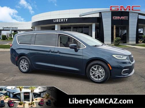 Fathom Blue Pearlcoat 2021 Chrysler Pacifica Touring