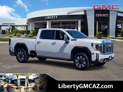White Frost Tricoat 2024 GMC Sierra 2500 Denali
