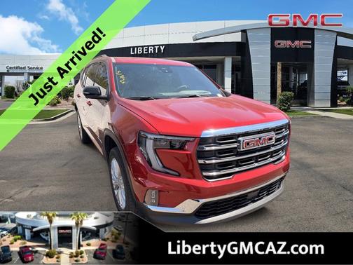 Volcanic Red Tintcoat 2024 GMC Acadia FWD Elevation