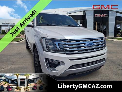 White Platinum Metallic Tri-Coat 2019 Ford Expedition Limited