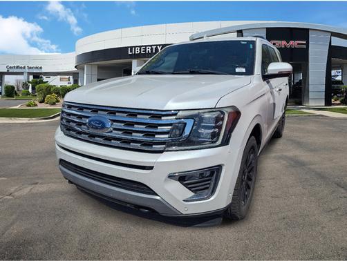 White Platinum Metallic Tri-Coat 2019 Ford Expedition Limited
