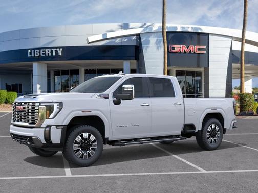Glacier White Tricoat 2026 GMC Sierra 2500 Denali