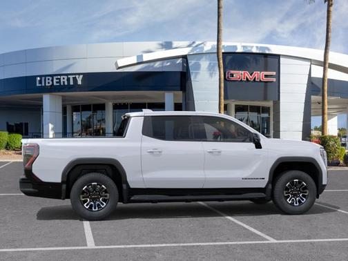 Summit White 2026 GMC Sierra EV Standard Range Elevation