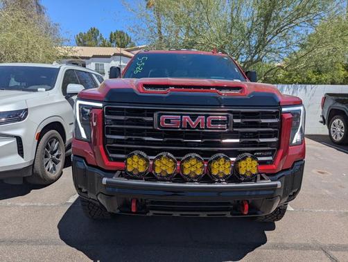 Volcanic Red Tintcoat 2025 GMC Sierra 2500 AT4X