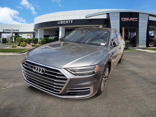 Monsoon Gray Metallic 2019 Audi A8 L 55