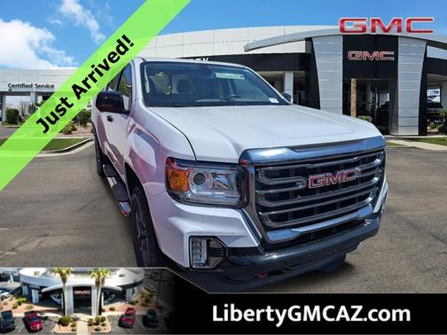 Summit White 2022 GMC Canyon 4WD AT4 w/Cloth