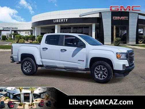 Summit White 2022 GMC Canyon 4WD AT4 w/Cloth