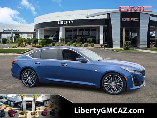 Wave Metallic 2023 Cadillac CT5 Premium Luxury
