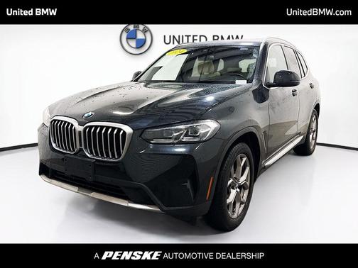 Black Sapphire Metallic 2024 BMW X3 xDrive30i