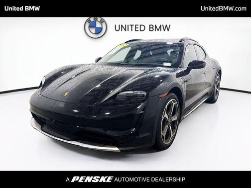 Black 2022 Porsche Taycan 4
