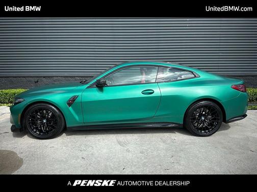 BMW Individual Frozen Isle of Green Metallic 2025 BMW M4 Base