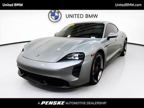 Silver Metallic 2020 Porsche Taycan Turbo