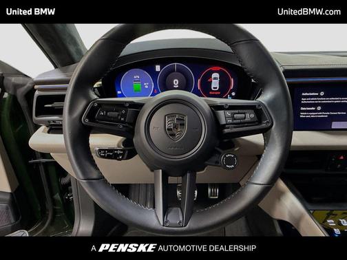 Green Metallic 2024 Porsche Macan Macan Electric Turbo