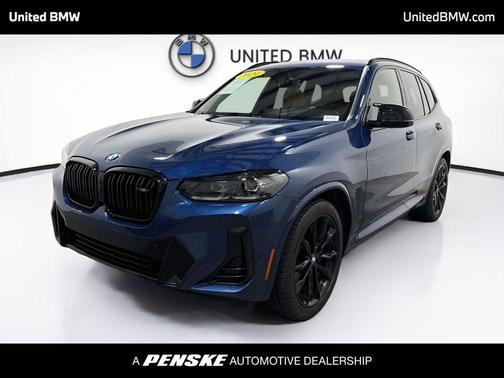 Phytonic Blue Metallic 2024 BMW X3 M40i