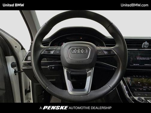 Carrara White 2022 Audi Q7 45 Premium