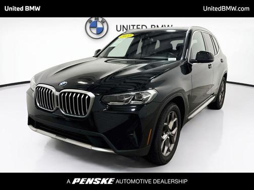 Jet Black 2022 BMW X3 sDrive30i