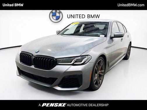 Skyscraper Gray Metallic 2023 BMW M550 i Xdrive