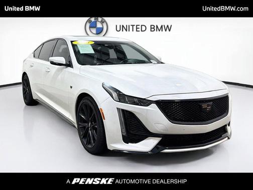 Summit White 2021 Cadillac CT5 Sport RWD