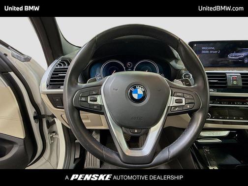 Mineral White Metallic 2019 BMW X3 sDrive30i