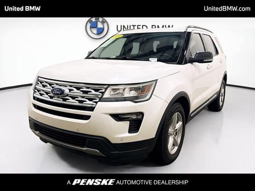 WHITE PLATINUM MET TRI-COAT 2019 Ford Explorer XLT