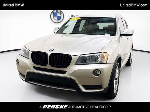 Mineral Silver Metallic 2013 BMW X3 xDrive28i