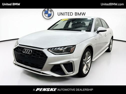 Glacier White Metallic 2020 Audi A4 45 Premium Plus
