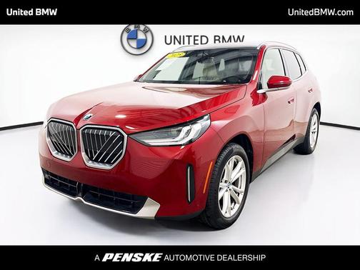 Vegas Red Metallic 2025 BMW X3 30 xDrive