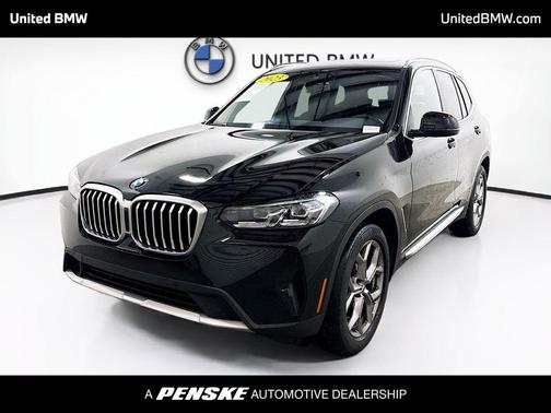 Jet Black 2023 BMW X3 sDrive30i