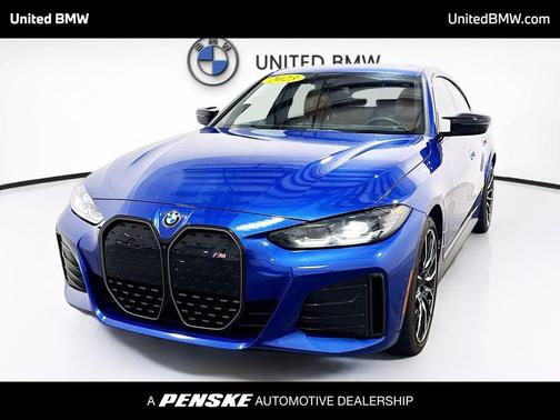 Portimao Blue Metallic 2023 BMW i4 Gran Coupe M50