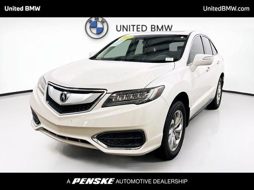 Diamond White Pearl 2017 Acura RDX Technology Package
