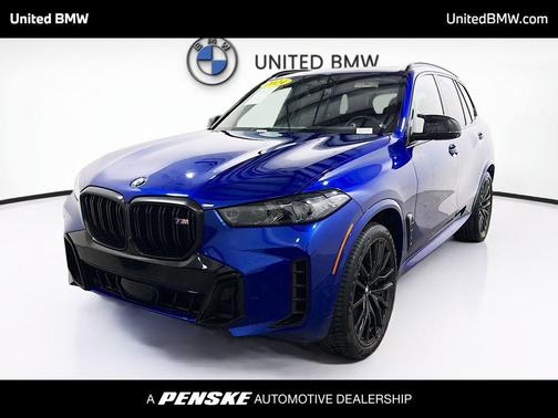 Marina Bay Blue Metallic 2024 BMW X5 M60i