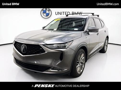 Carbon Metallic 2023 Acura MDX Advance Package