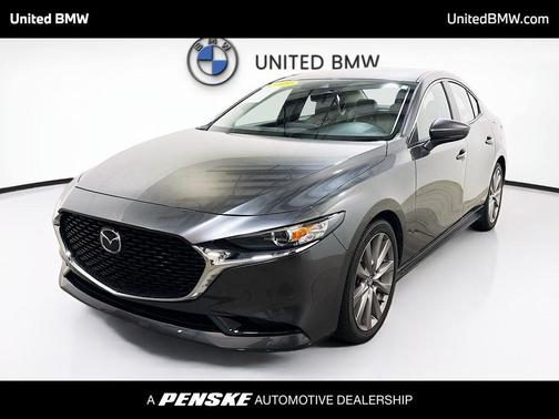 Machine Gray Metallic 2019 Mazda Mazda3 FWD w/Preferred Package