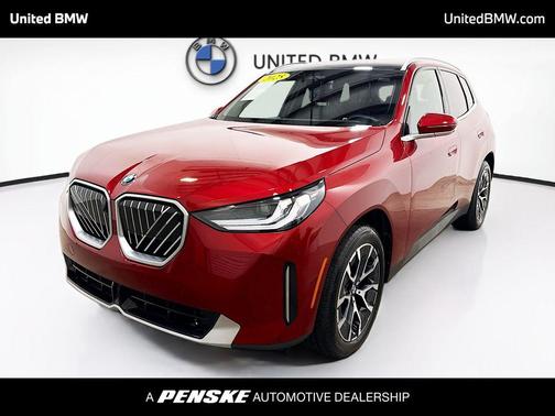 Vegas Red Metallic 2025 BMW X3 30 xDrive