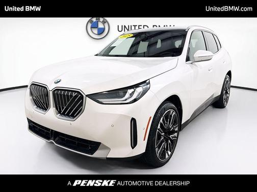 Mineral White Metallic 2025 BMW X3 30 xDrive