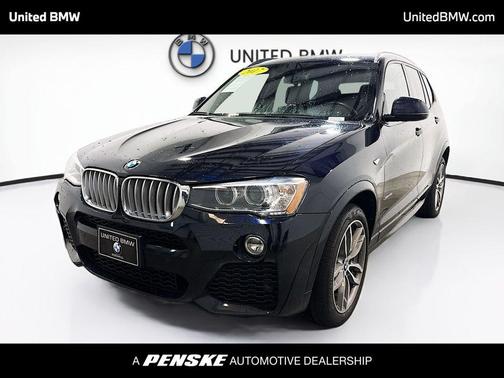 Carbon Black Metallic 2017 BMW X3 xDrive35i