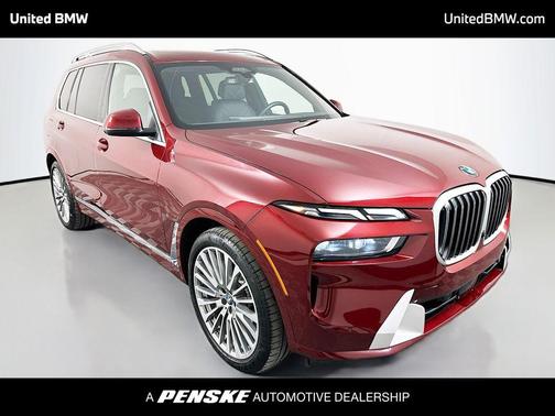Aventurin Red Metallic 2025 BMW X7 xDrive40i